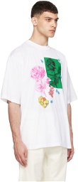 Marni White Flower Prints T-Shirt