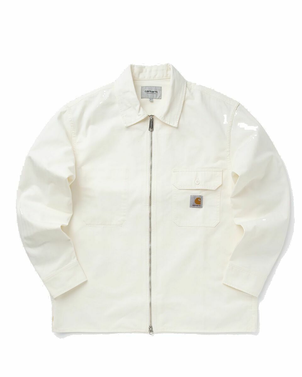 Photo: Carhartt Wip Rainer Shirt Jacket White - Mens - Overshirts
