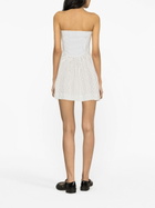 Molly Goddard White Hannah Polka Dot Mini Dress