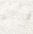 Brunello Cucinelli - Cable-Knit Cotton Sweater - Men - White