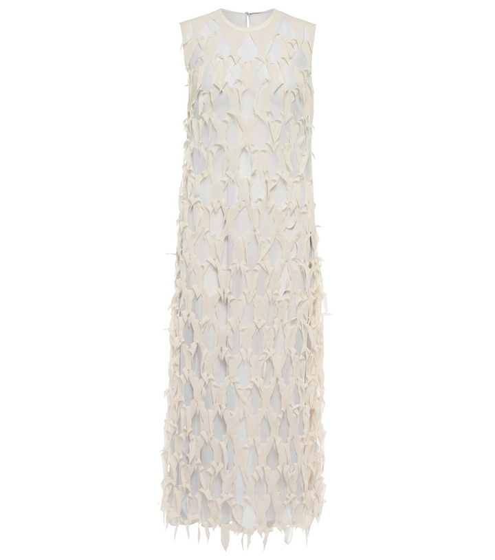 Photo: Maison Margiela Ruffled silk-blend tulle midi dress