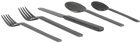 Mepra Black Stile Cutlery Set, 5 pcs