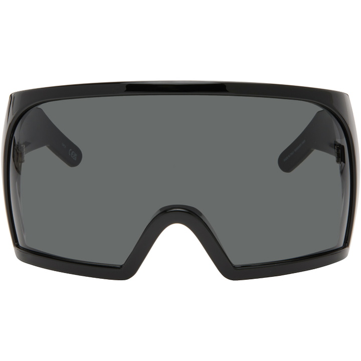 Photo: Rick Owens Black Kriester Shiny Sunglasses