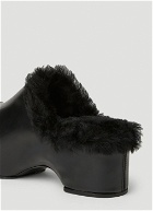 Shearling Clogs in Black