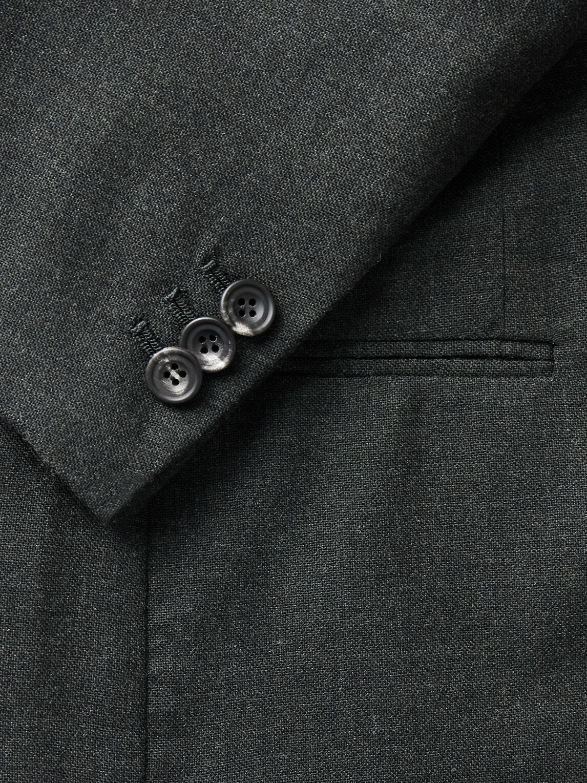 J. Mueser - Waverly Virgin Wool-Twill Suit Jacket - Gray