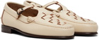 HEREU Off-White Maqueda Loafers