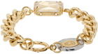 IN GOLD WE TRUST PARIS Gold Curb Chain Bracelet