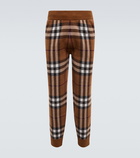 Burberry - Checked cashmere pants