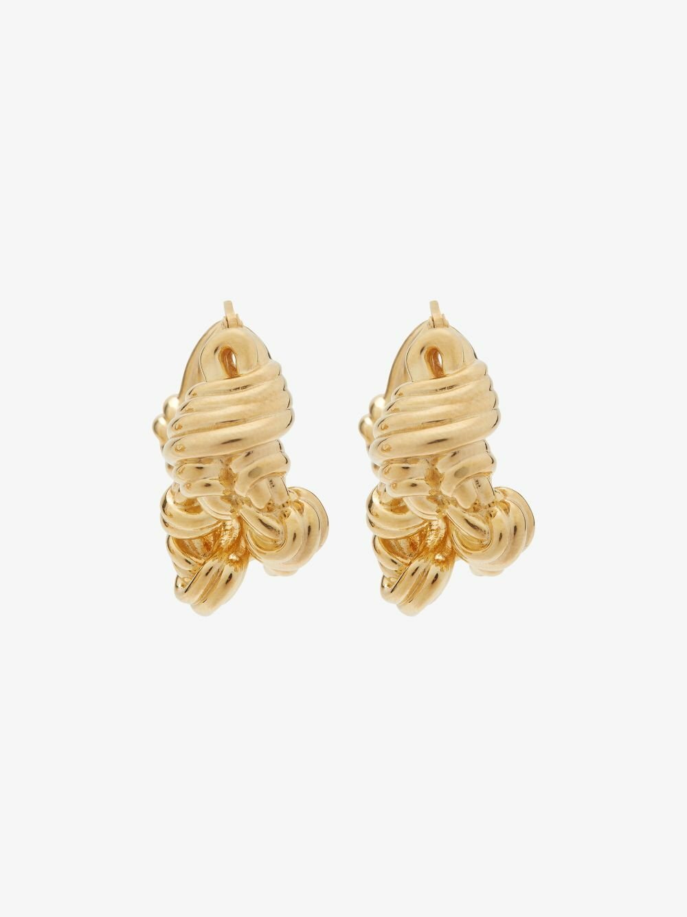 【可愛いピアス♪】BOTTEGA VENETA CIRCULAR KNOT EARRINGS Bottega Veneta Two-Tone Knot Earrings - Bergdorf Goodman