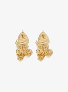 Bottega Veneta Gold-Plated Knot Hoop Earrings