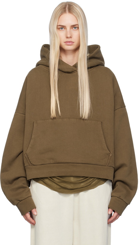 Photo: Entire Studios Brown Heavy Hoodie