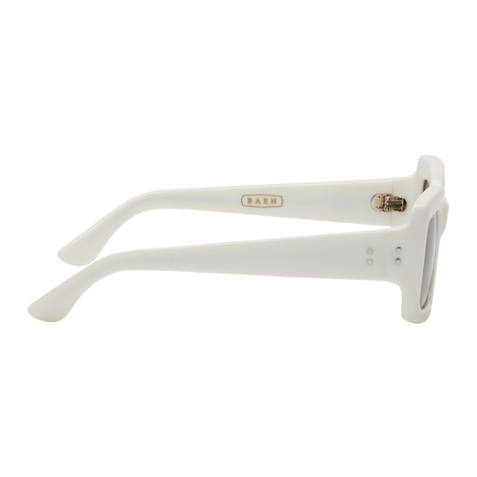RAEN White Luxury Wig Edition Flatscreen Sunglasses RAEN display picture 3