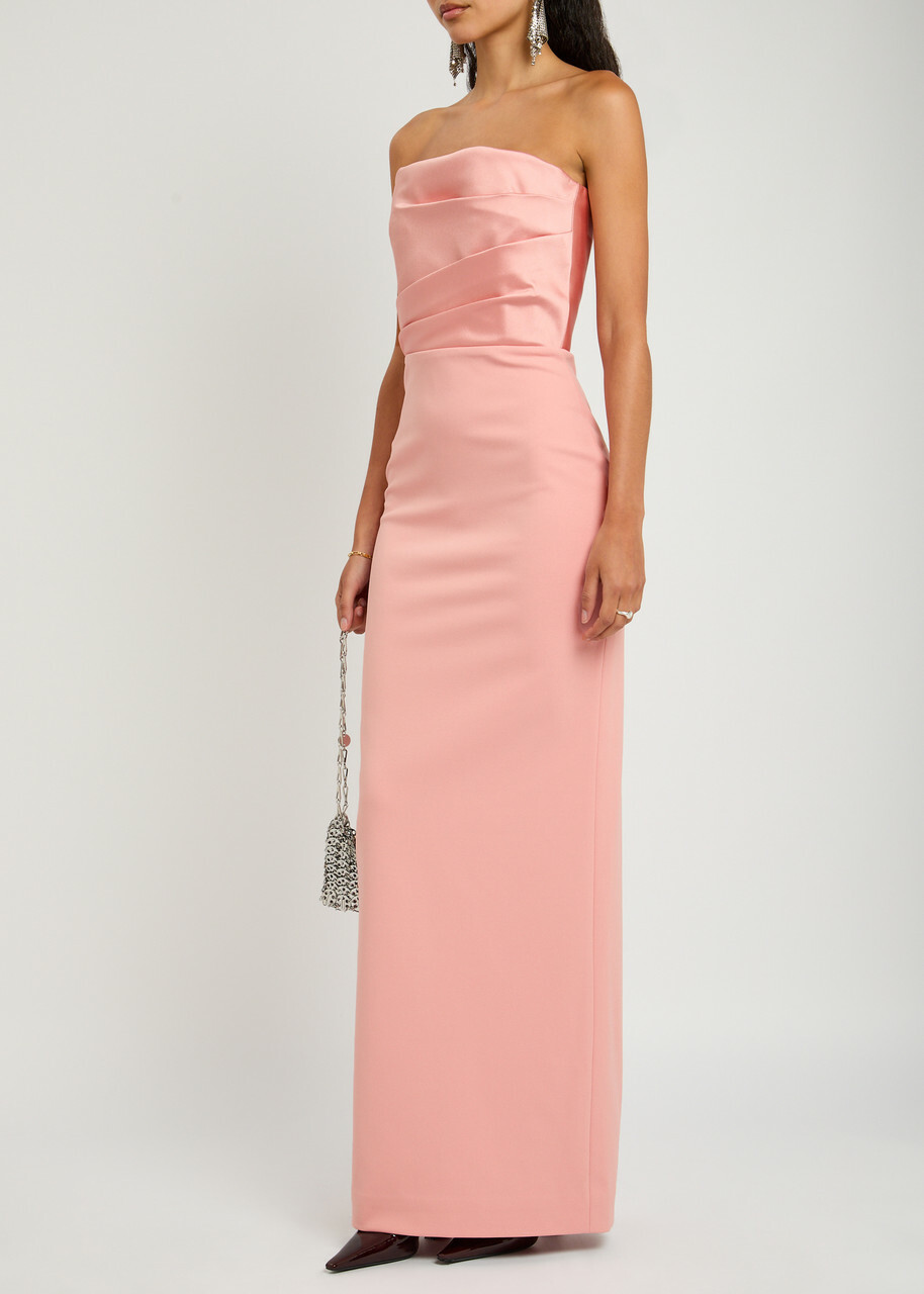 chinese dress ladies The Afra Maxi Dress in Black – Solace London main image 1