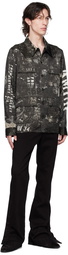 AMIRI Black Graphic Jacket