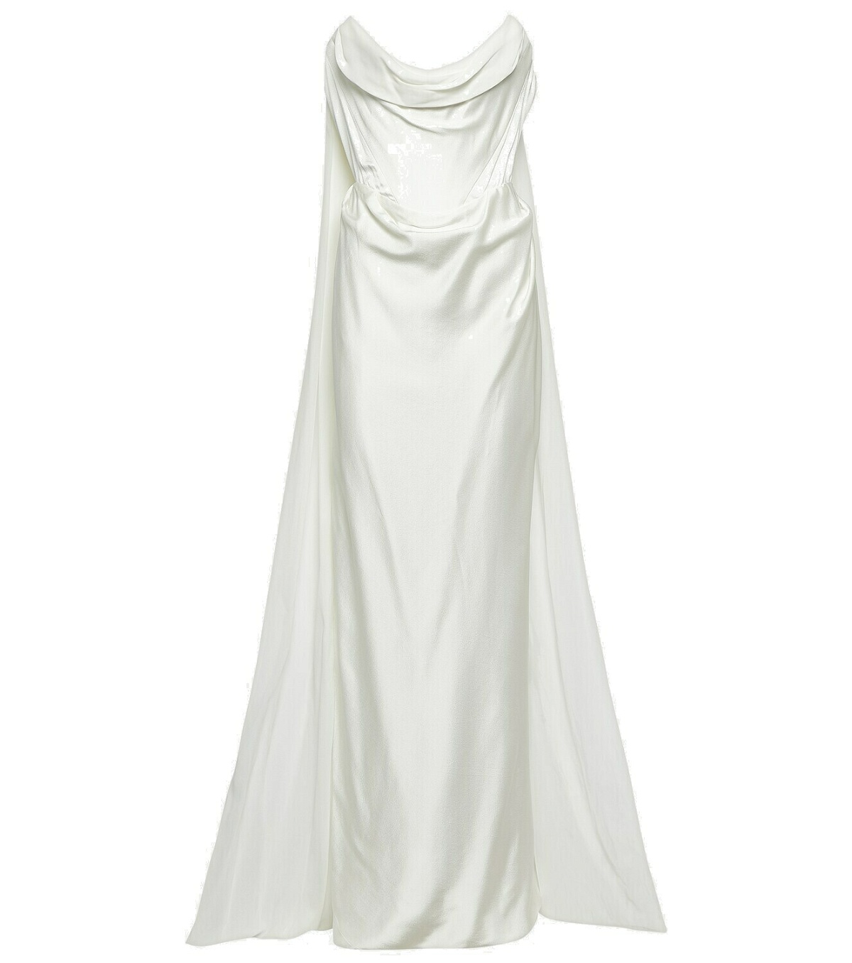 Vivienne Westwood Bridal Galaxy Cape crêpe satin gown Vivienne Westwood