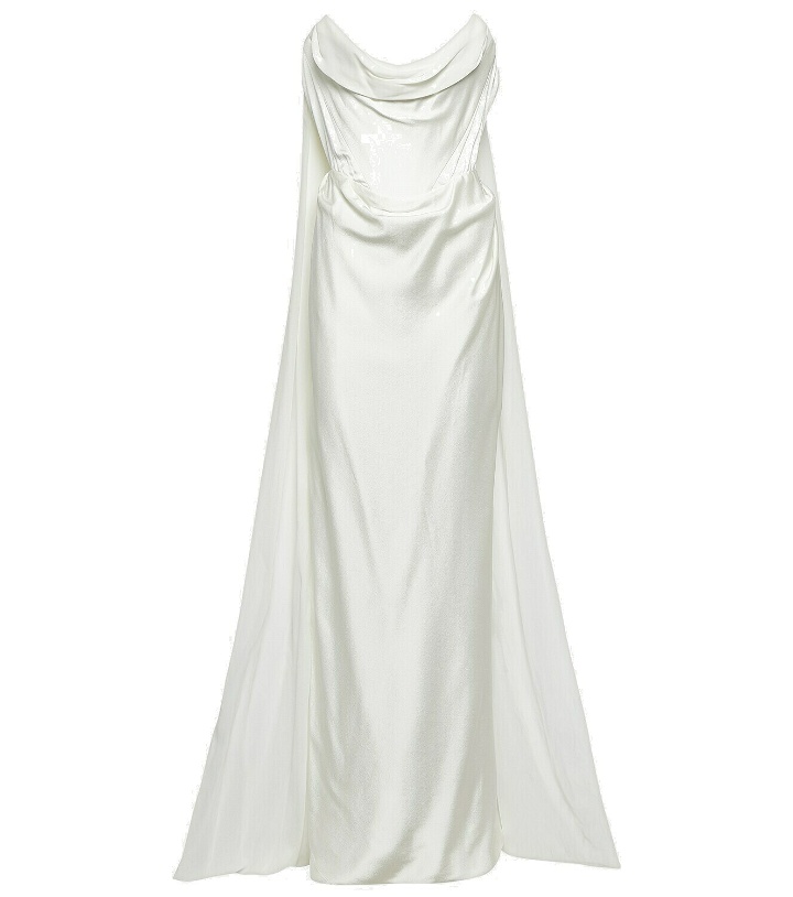 Photo: Vivienne Westwood Bridal Galaxy Cape crêpe satin gown