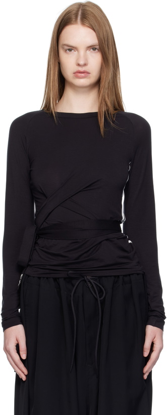 Photo: Y-3 Black Long Sleeve T-shirt