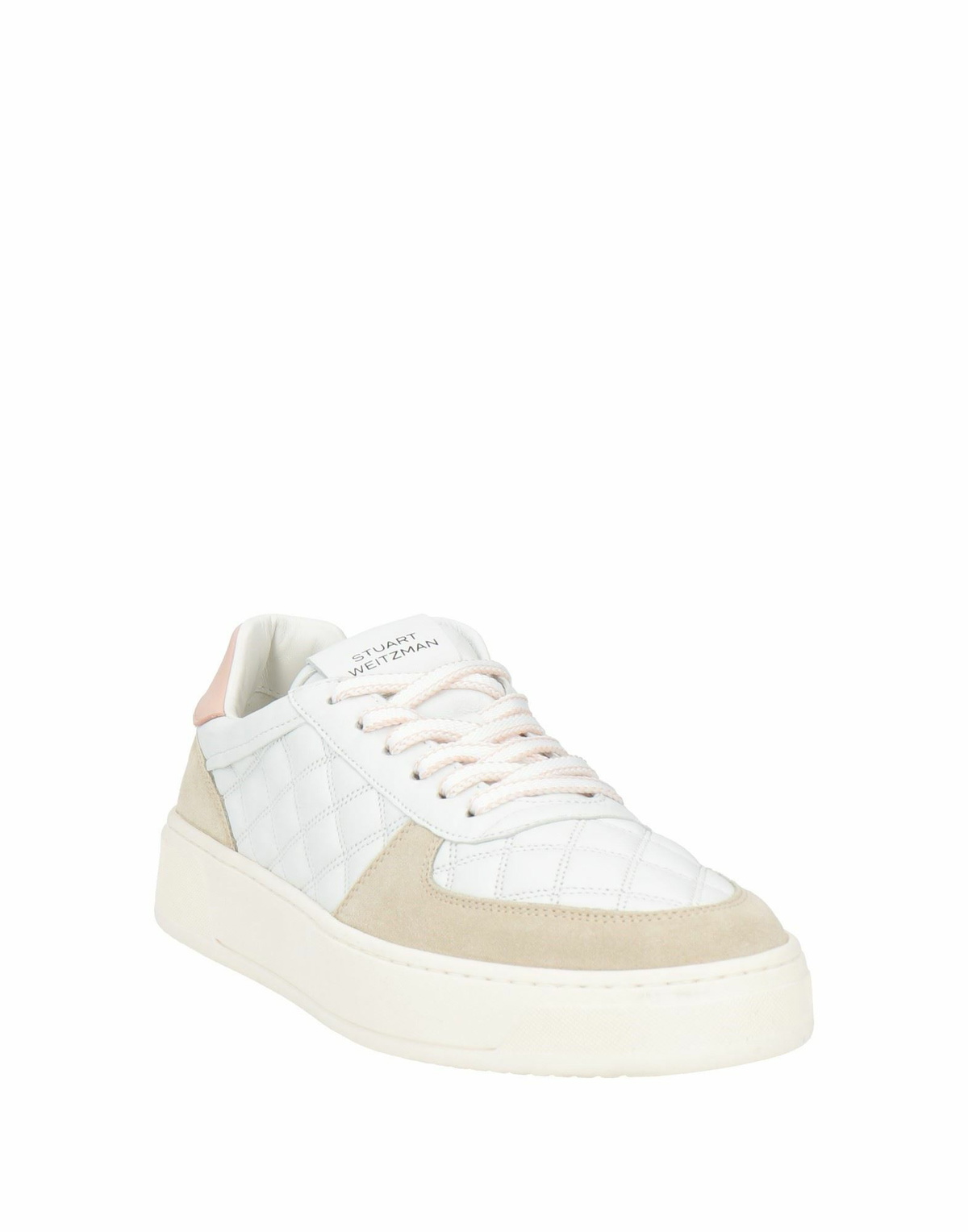 Stuart Weitzman Womens Sneakers in White