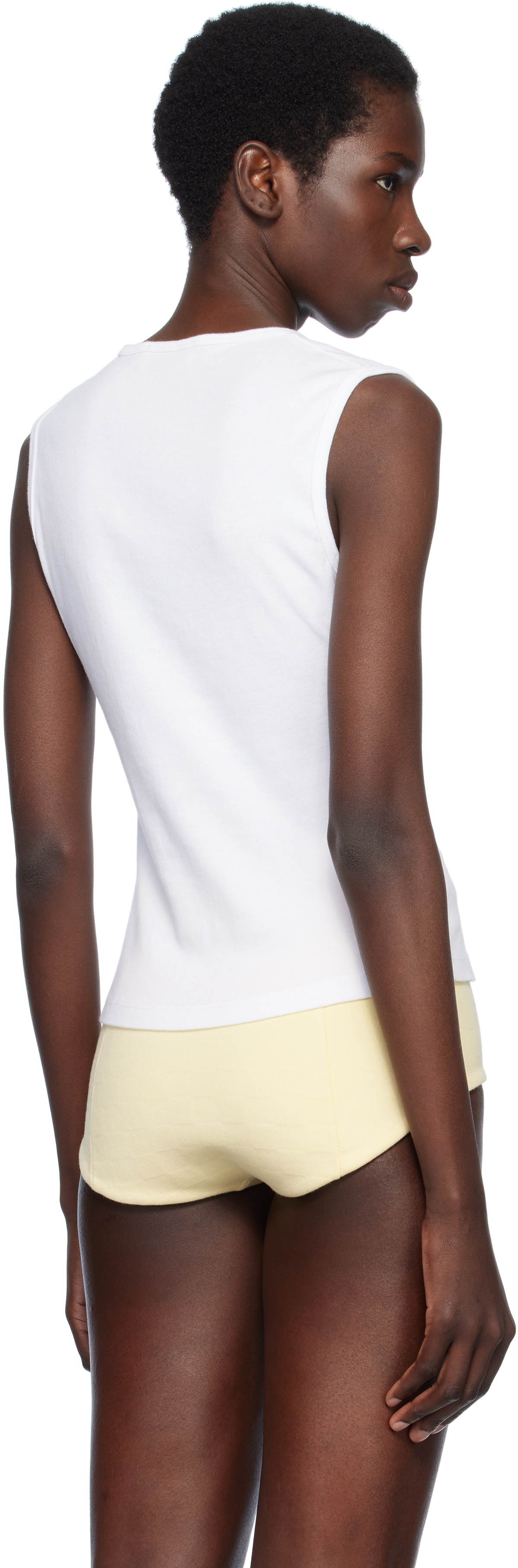 Gil Rodriguez White Sophie Sleeveless Top