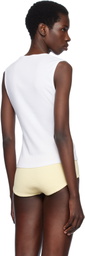 Gil Rodriguez White Sophie Sleeveless Top