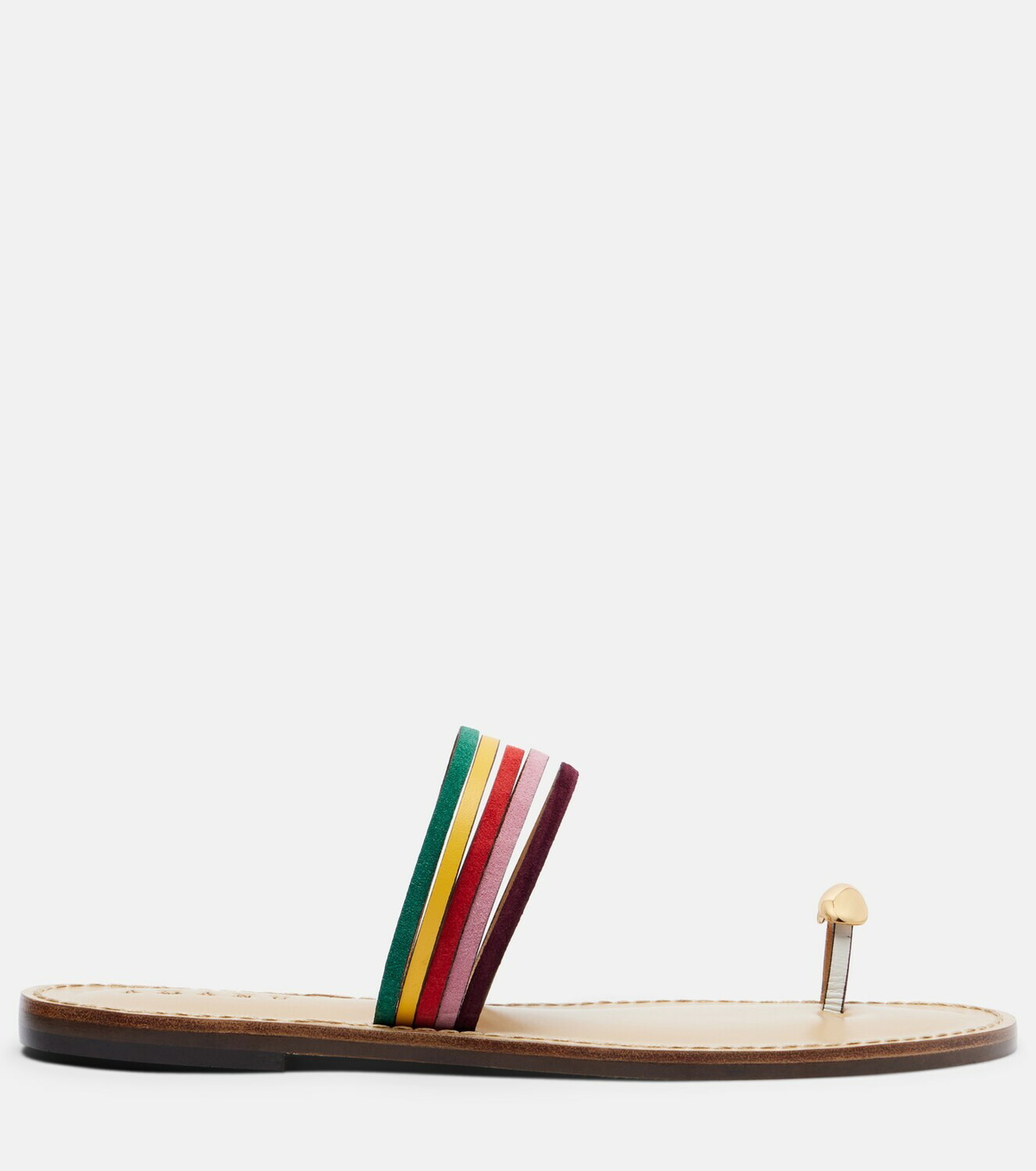 Amanu Lusaka leather thong sandals