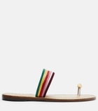 Amanu Lusaka leather thong sandals