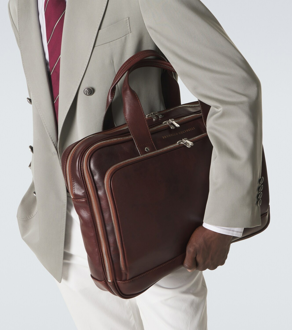 Brunello Cucinelli Leather briefcase