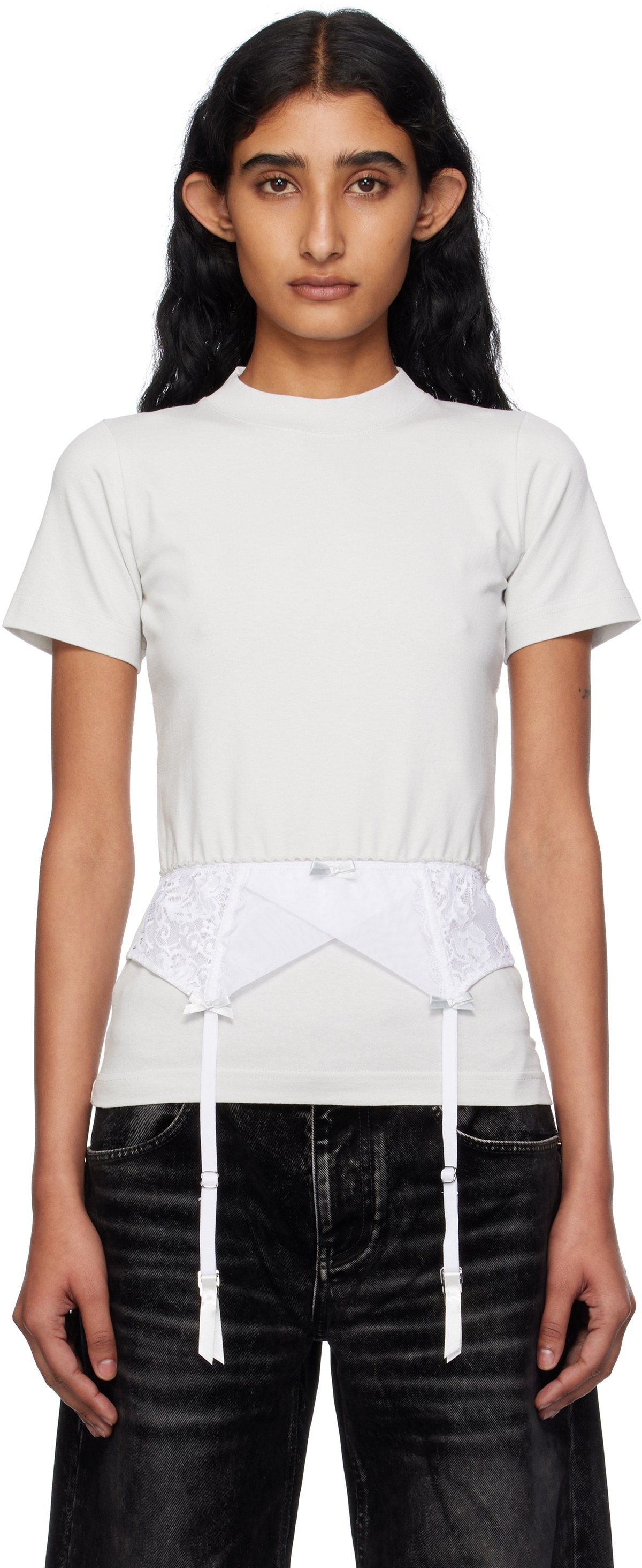 Balenciaga Off-White Lingerie T-shirt