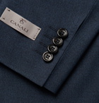 Canali - Storm-Blue Kei Slim-Fit Unstructured Wool Suit Jacket - Blue