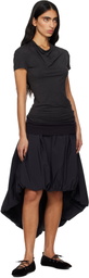 Paloma Wool Black Fanquir Midi Skirt
