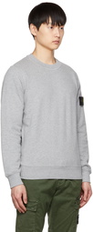 Stone Island Gray Patch Sweatshirt