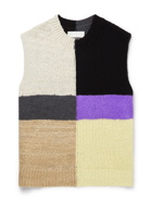 Jil Sander - Colour-Block Intarsia-Knit Sweater Vest - Multi