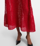 Magda Butrym Crochet cotton corset dress