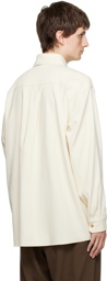 LEMAIRE Off-White Straight Collar Shirt