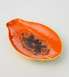 Bordallo Pinheiro Tropical Fruits Papaya earthenware platter