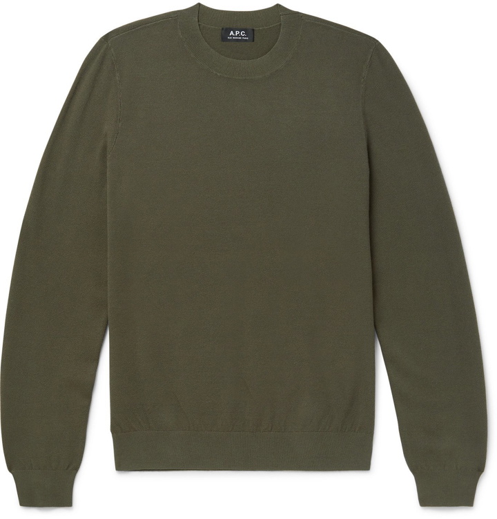 Photo: A.P.C. - Knitted Sweater - Green