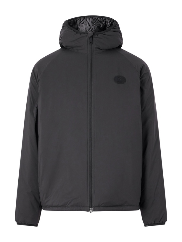 Photo: Burberry - Logo-Appliquéd Shell Hooded Jacket - Black