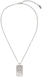 MSGM Silver Collana Necklace