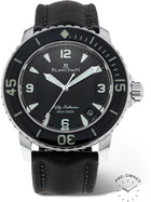 BLANCPAIN - Pre-Owned 2009 Fifty Fathoms Automatic 45mm Stainless Steel and Canvas Watch, Ref. No. 5015-1130-52A