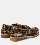 Golden Goose Jerry animal-print leather moccasin