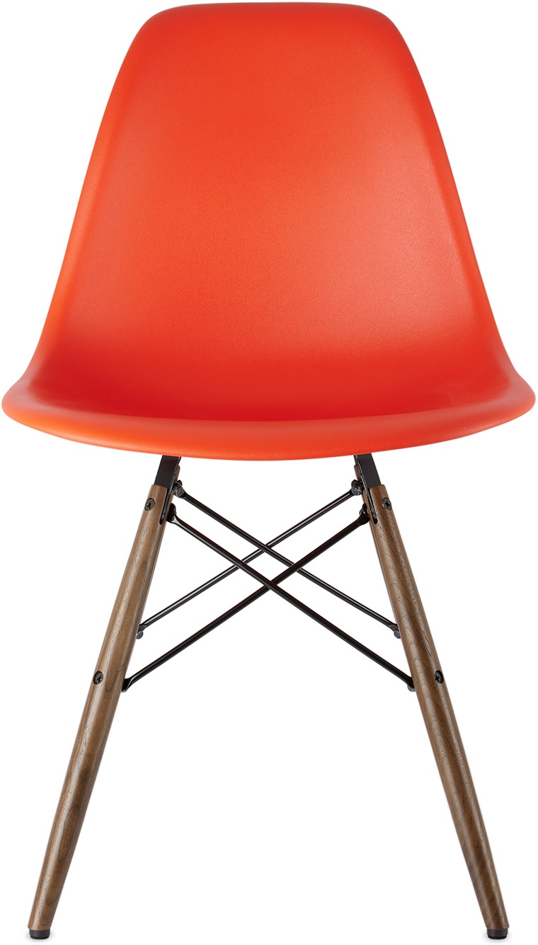 Photo: Herman Miller® Orange Eames Molded Plastic Side Chair