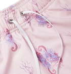 AMIRI - Mid-Length Printed Swim Shorts - Pink