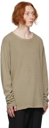 Greg Lauren Green Waffle Sweatshirt