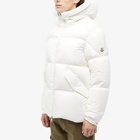 Moncler Men's Baise Nylon Padded Jacket in White