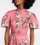 Leo Lin Bianca floral cotton shirt dress