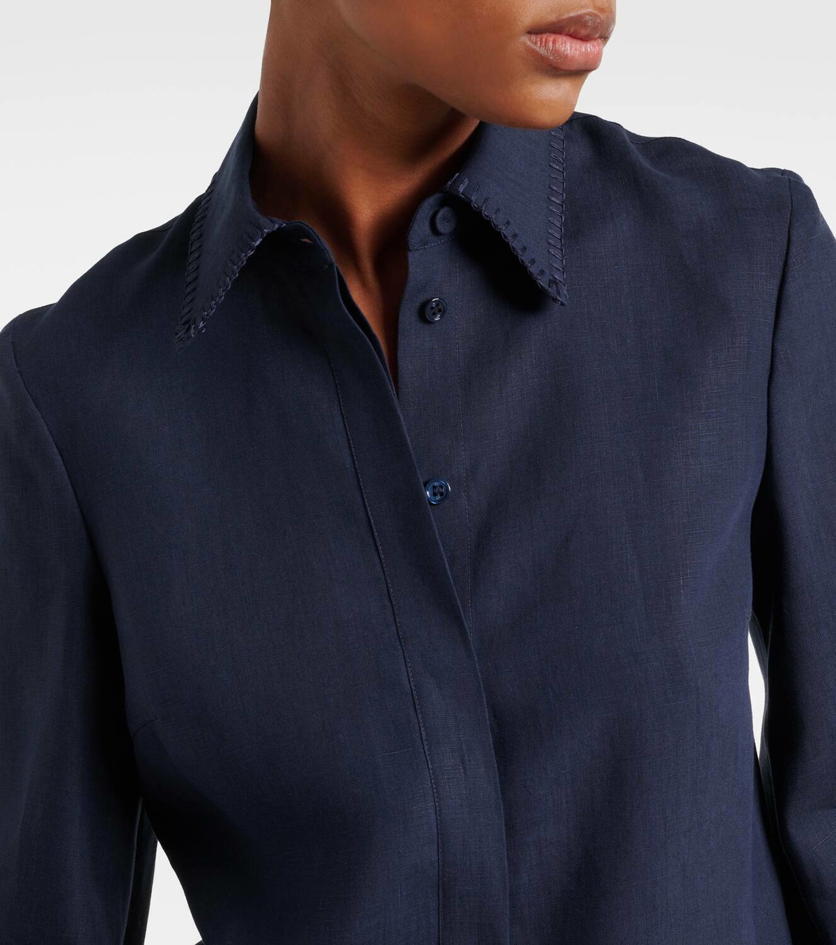 Gabriela Hearst Delmer linen top