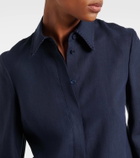 Gabriela Hearst Delmer linen top