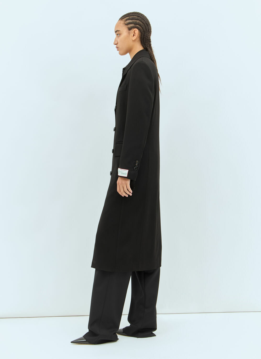 Bottega Veneta Matt Fluid Viscose Jersey Coat