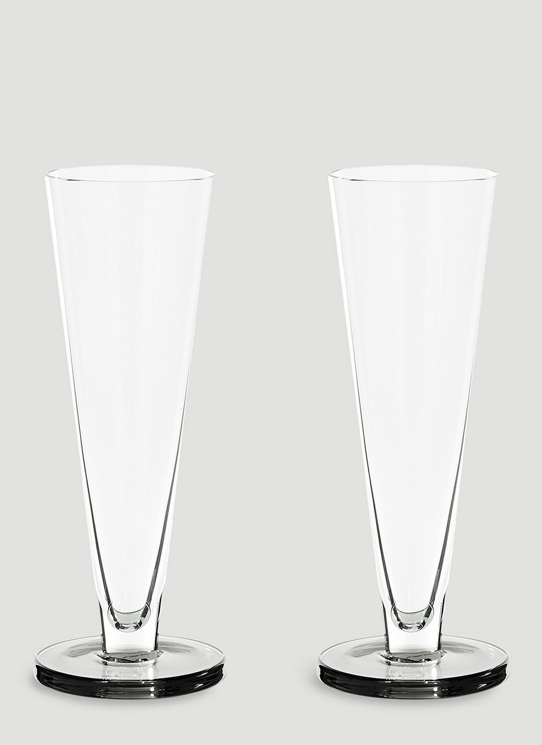 Tom Dixon Set of Two Flute Glasses