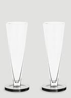 Tom Dixon Set of Two Flute Glasses